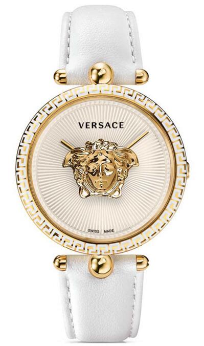 Review Replica Versace Palazzo Empire VCO040017 gold-plated stainless steel watch